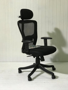 FC409- Jazz High Back Mesh Chair With Adjustable Armrest
