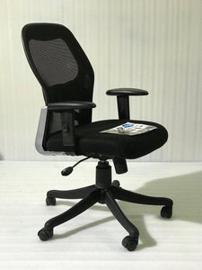 FC414- Matrix Medium Back Mesh Chair with Adjustable Armrest