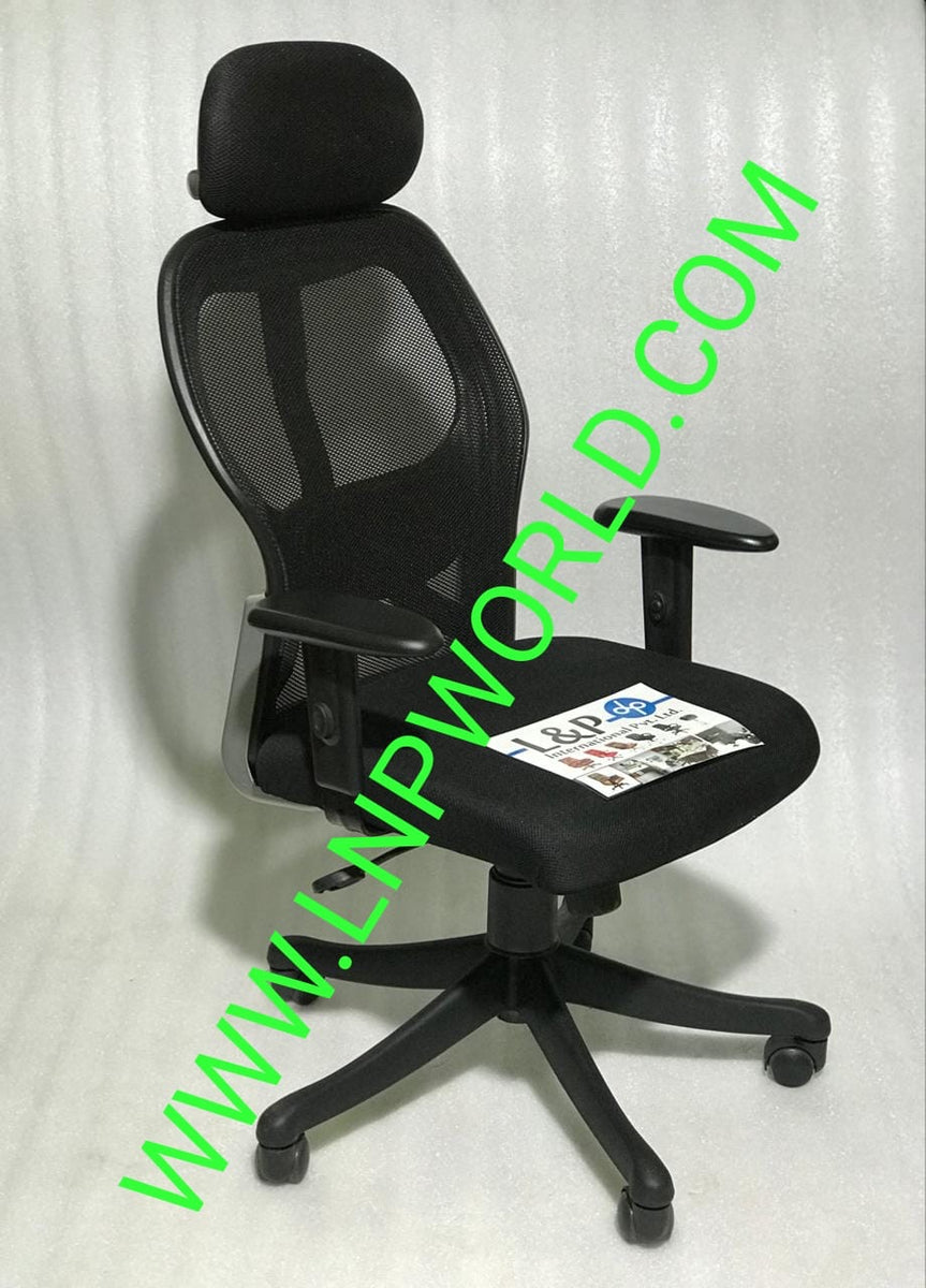 FC413- Matrix High Back Chair with Adjustable Armrest – First Chair Delhi